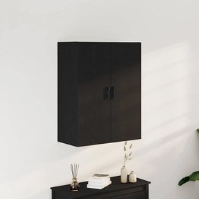 vidaXL Τοίχου Ντουλάπα Επιτοίχιο Μαύρη δρυς 69.5 x 34 x 180 εκ.