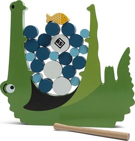 Ξύλινο Παιχνίδι Ισορροπίας Bs Toys Κροκόδειλος