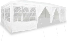 vidaXL Σκηνή Πάρτυ Λευκό 800 x 400 x 266 εκ Πολυαιθυλένιο