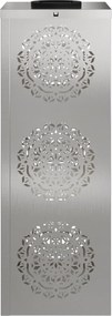 vidaXL Ηλιακό LED Φως Δρόμου 2 pcs Ασημί Ανοξείδωτο ατσάλι