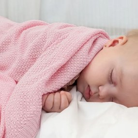 Κουβέρτα Αγκαλιάς Bamboo Kiokids 80x110 Pink
