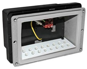 Adeleq Led Φωτιστικό Σώμα Αλoυμινίου Χωνευτό Έμμεσου Φωτισμού Με Κουτί 1W Ψυχρό 3-52950
