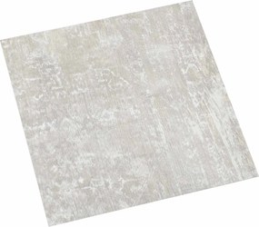 vidaXL Πλάκες Δαπέδου 5,11 τ.μ. 55 pcs PVC Λευκό και Ξύλο