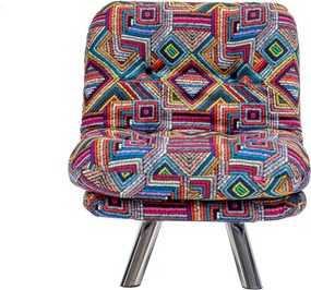 Πολυθρόνα-Κρεβάτι Πολύχρωμο MISA SMALL SOLO 78x70x85