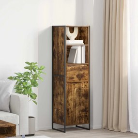 Βιβλιοθήκη Καπνιστό Δρύς 43 x 36 x 150.5 εκ Επεξεργασμένο ξύλο