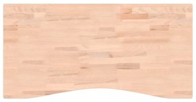 vidaXL Επιφάνεια Εργασίας 100x(45-50)x2,5 εκ. από Μασίφ Ξύλο Οξιάς