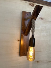 Wall Lamp Ahşap Aplik 18 Walnut
