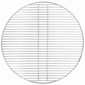 vidaXL Σχάρα μπάρμπεκιου Ασημί 60 x 60 cm Ανοξείδωτο ατσάλι