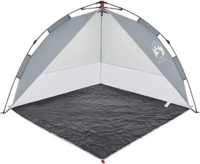 vidaXL Σκηνή Παραλίας Αδιάβροχη Ταχείας Απελευθ. Γκρι