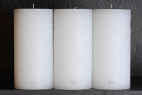 Cylindrical Candle RASTELI 13cm X Ø10cm Ρουστικ - Luz Your Senses 520.10-10