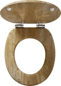 Tiger Hetta Καπάκι Λεκάνης MDF Brown 800589