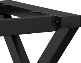 vidaXL Πόδια Τραπεζαρίας σε Σχήμα «X» 160x80x73 εκ. Ατσάλι