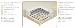 Linea Strom  Υπόστρωμα LINEA STROM Opera Bonnel 90x200 BEST-16100074