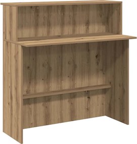 vidaXL Γραφείο υποδοχής 100x50x103,5 εκ. Επεξεργασμένο Ξύλο