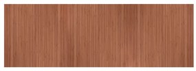 vidaXL Χαλί Ορθογώνιο Καφέ 100 x 300 εκ. Μπαμπού