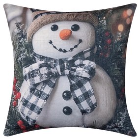 Χριστουγεννιάτικη Μαξιλαροθήκη (45x45) Silk Fashion ks2026-22