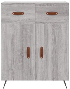 vidaXL Ντουλάπι Γκρι Sonoma 69,5 x 34 x 90 εκ. από Επεξεργασμένο Ξύλο