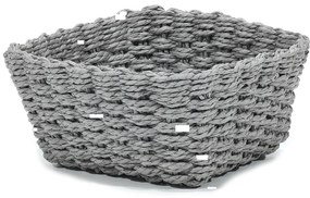 Καλάθι Τετράγωνο Γκρι 20x20x10cm