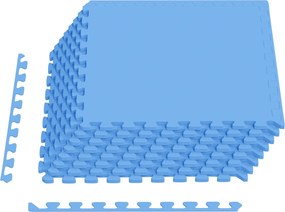 vidaXL Πατάκια 24 τμχ. Μπλε 8,64 m² Φελιζόλ EVA