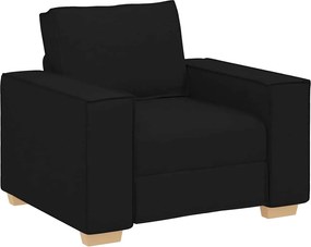 vidaXL Πολυθρόνα-Καναπέ Μαύρη από Ύφασμα 100x78x84 εκ.