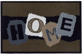 Πατάκι Εισόδου Mondial 009 Home Papercut 50X75cm Brown-Grey Sdim 50X75