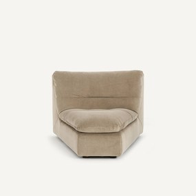 Πολυθρόνα σύνθεσης από βελούδο stonewashed, GIULIANO