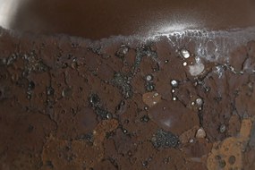 Βάζο Home ESPRIT Καφέ Κεραμικά 16 x 16 x 31 cm