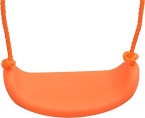 vidaXL Σετ Κούνιας 4 Θέσεων Πορτοκαλί