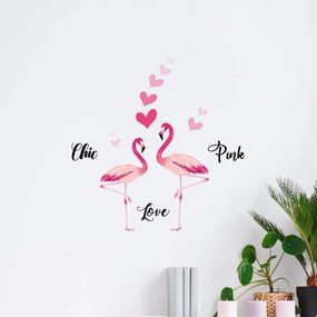 Flamingos αυτοκόλλητα τοίχου βινυλίου (59175) - 59175
