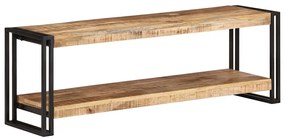 vidaXL Έπιπλο Τηλεόρασης 120 x 30 x 40 εκ. από Ακατέργαστο Ξύλο Μάνγκο
