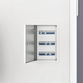 vidaXL Πάνελ Πρόσβασης Λευκό 33 x 23 x 3 εκ Ατσάλι