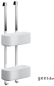 Μπουκαλοθήκη Διπλή 25x11,5 - h65 εκ. Frame Geesa White Matt 8902-300