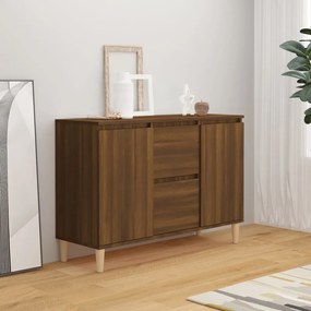 vidaXL Μπουφές Καφέ Δρυς 101 x 35 x 70 εκ. από Επεξεργασμένο Ξύλο