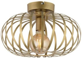 Φωτιστικό Οροφής - Πλαφονιέρα Star 202-0050 40x40x27cm 1xE27 Gold GloboStar