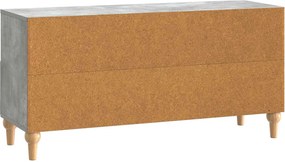 vidaXL Ντουλάπι TV 102 x 34,5 x 50 εκ. Σκυρόχρωμο Γκρι