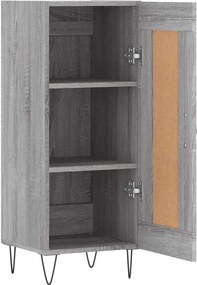 vidaXL Ντουλάπι Γκρι Sonoma 34,5x34x90 εκ. από Επεξεργασμένο Ξύλο