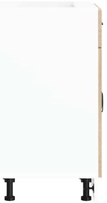 vidaXL ντουλάπι βάσης κουζίνας Kalmar Sonoma δρυς Επεξεργασμένο Ξύλο