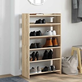 Παπουτσοθήκη sonoma Δρυς 60x25x100 εκ. Επεξεργασμένο Ξύλο - Καφέ