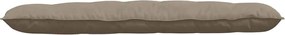 vidaXL Μαξιλάρι Πλάτης Taupe 160 x 50 cm Ύφασμα Μικροΐνας