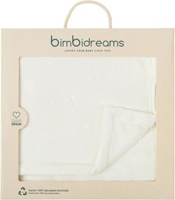 Βρεφική Κουβέρτα Αγκαλιάς Bimbidreams με Ανάγλυφο Σχέδιο TOG 2 80x110 εκ. Εκρού