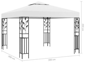 ΚΙΟΣΚΙ ΜΕ ΦΩΤΑΚΙΑ ΛΕΥΚΟ 3 X 3 Μ. 180 ΓΡ./Μ² 3070311