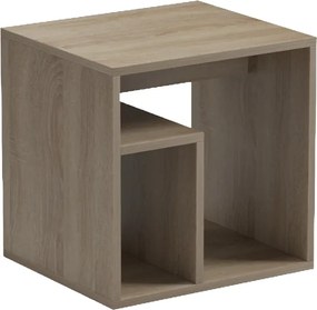 Κομοδίνο Doublo pakoworld sonoma 40x35x40εκ