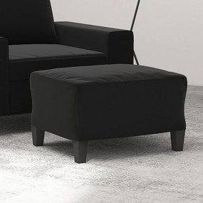 vidaXL Υποπόδιο Μαύρο 60 x 50 x 41 εκ. από Ύφασμα Μικροϊνών