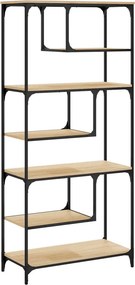 vidaXL Βιβλιοθήκη Sonoma Δρυς 81x36x176 εκ. από Επεξεργασμένο Ξύλο