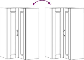 vidaXL Μονάδα κουζίνας PORTO 8 pcs Sonoma Δρυς Επεξεργασμένο Ξύλο