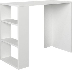 Γραφείο εργασίας Netenia Megapap χρώμα λευκό 90x40x74εκ.