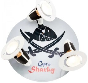 Σποτ Φωτιστικό Οροφής Γκρι-Μαύρο Capt'n Sharky 130667 Elobra-130667-Γκρι 130667