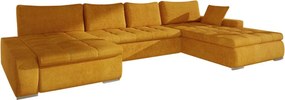 Γωνιακός καναπές Caro-Πορτοκαλί