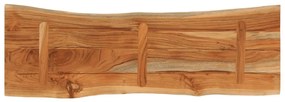 vidaXL Επιφάνεια Τραπεζιού Ορθογώνια 110x40x3,8 εκ. Μασίφ Ξύλο Ακακίας