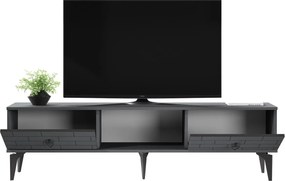 Stewehome Ραφιέρα τηλεόρασης με 2 πόρτες και ράφι 150x30x45 cm